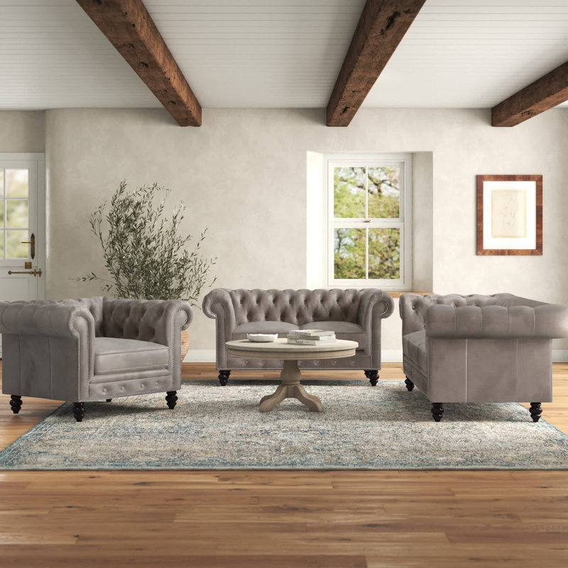 Birch Lane™ Ophelie 3 Piece Living Room Set & Reviews Wayfair